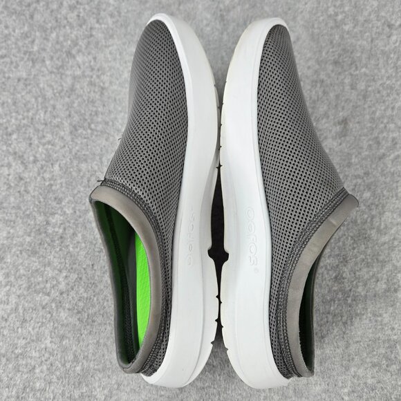 OOFOS OOcoozie Mens Size 12.5 Sport Mule Gray White Slip On Shoes Mesh Comfort main image 12